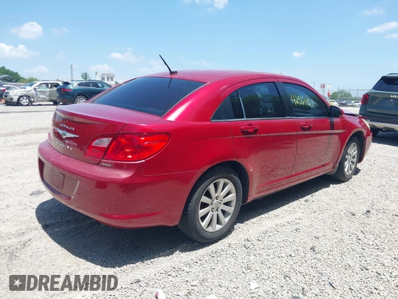 2010 Chrysler Sebring Limited with VIN 1C3CC5FB8AN133656, listed as a IAAI auction lot 42561161 with 145,785 mi miles and . Bid and sale history available at DreamBid. Image 4.