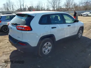 2016 Jeep Cherokee Sport with VIN 1C4PJMAS3GW306815, listed as a IAAI auction lot 41738271 with 50,627 mi miles and . Bid and sale history available at DreamBid. Image 4.