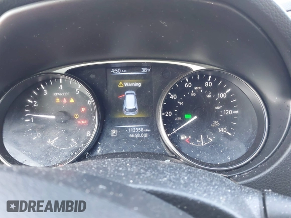 2016 Nissan Rogue S with VIN JN8AT2MT3GW013509, listed as a IAAI auction lot 41204899 with 112,358 mi miles. Bid and sale history available at carsss.com. Image 7.