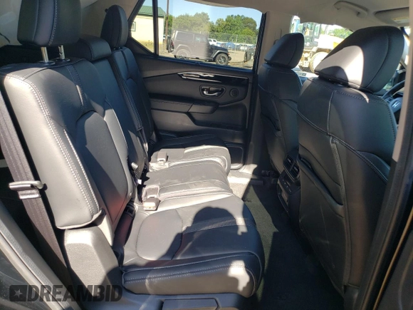 2025 Honda Pilot EX-L with VIN 5FNYG1H42SB007113, listed as a Copart auction lot 66606594 with 816 mi miles and Salvage Title. Bid and sale history available at carsss.com. Image 11.