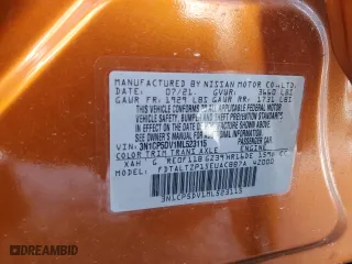 2021 Nissan Kicks SR with VIN 3N1CP5DV1ML523115, listed as a Copart auction lot 50050415 with 83,833 mi miles and Non Repairable. Bid and sale history available at carsss.com. Image 15.