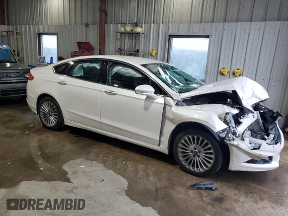 2016 Ford Fusion Titanium with VIN 3FA6P0K92GR279663, listed as a Copart auction lot 56373095 with Not provided miles and Salvage title. Bid and sale history available at DreamBid. Image 4.