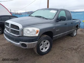 2008 Dodge Ram 1500 SLT with VIN 1D7HU18258J205828, listed as a IAAI auction lot 41825878 with 293,038 mi miles. Bid and sale history available at carsss.com. Image 2.
