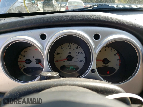 2004 Chrysler PT Cruiser Touring with VIN 3C4FY58B44T320422, listed as a Copart auction lot 53241505 with 159,075 mi miles and Salvage title. Bid and sale history available at DreamBid. Image 9.