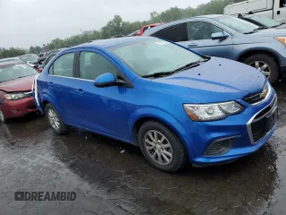 2017 Chevrolet Sonic LT with VIN 1G1JD5SG6H4173423, listed as a Copart auction lot 60721595 with 99,860 mi miles and Salvage title. Bid and sale history available at DreamBid. Image 4.
