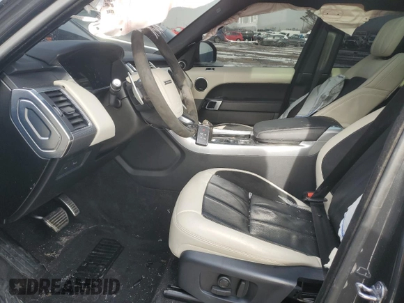 2019 Land Rover Range Rover Sport HST with VIN SALWS2SU3KA863610, listed as a Copart auction lot 44800065 with 62,469 mi miles and Clean title. Bid and sale history available at DreamBid. Image 7.