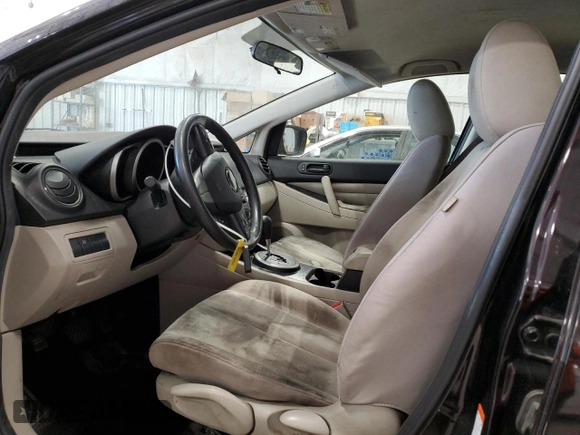 2011 Mazda CX-7 i SV with VIN JM3ER2A57B0392874, listed as a Copart auction lot 55123875 with 138,842 mi miles and Non Repairable. Bid and sale history available at carsss.com. Image 7.