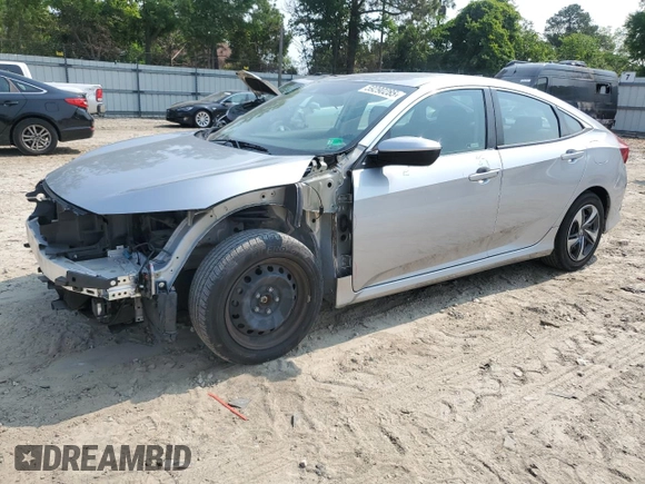 2020 Honda Civic LX z VIN 2HGFC2F68LH598008, wystawiony jako Copart lot #59290285 z przebiegiem 40 568 mil mil oraz Szkoda całkowita • Salvage title. Historia ofert i sprzedaży dostępna na DreamBid. Obrazek 1.