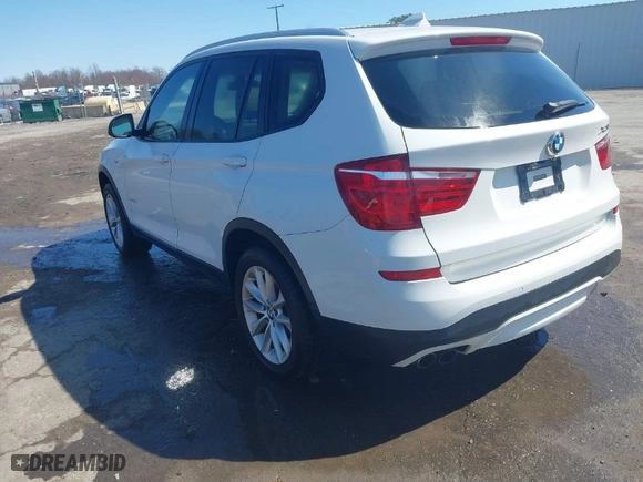 2015 BMW X3 xDrive28i with VIN 5UXWX9C51F0D55674, listed as a IAAI auction lot 41846056 with 95,277 mi miles. Bid and sale history available at carsss.com. Image 3.