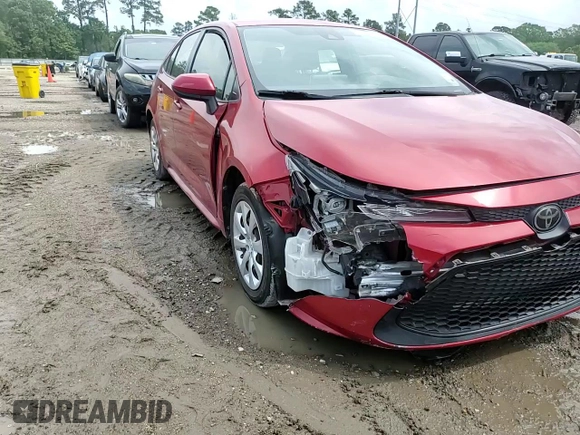 2020 Toyota Corolla LE with VIN JTDEPRAE5LJ043022, listed as a Copart auction lot 54337805 with 84,671 mi miles and Salvage Title. Bid and sale history available at carsss.com. Image 13.