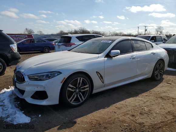 2020 BMW 8 Series 840i with VIN WBAGV4C02LCD46816, listed as a Copart auction lot 40203364 with 0 mi miles. Bid and sale history available at carsss.com. Image 1.