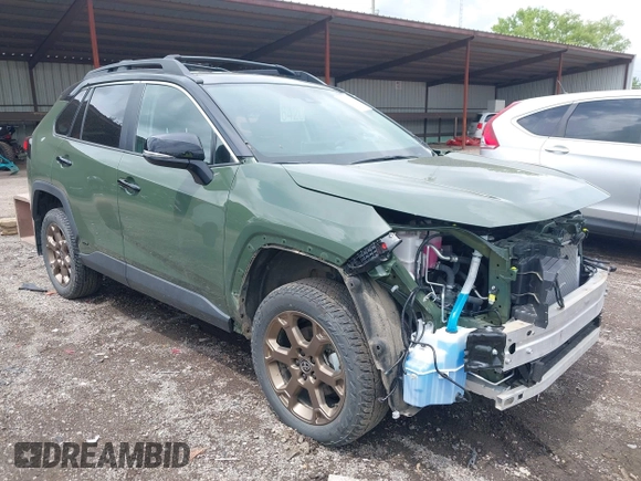 2024 Toyota RAV4 Hybrid LE with VIN 2T3UWRFV4RW219138, listed as a IAAI auction lot 42268211 with 12,423 mi miles and . Bid and sale history available at DreamBid. Image 1.