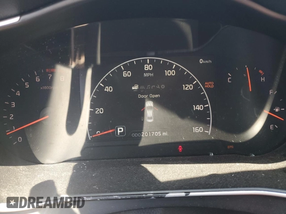 2014 Kia Cadenza Limited with VIN KNALN4D74E5129671, listed as a Copart auction lot 52555945 with 201,705 mi miles and Salvage Title. Bid and sale history available at carsss.com. Image 9.