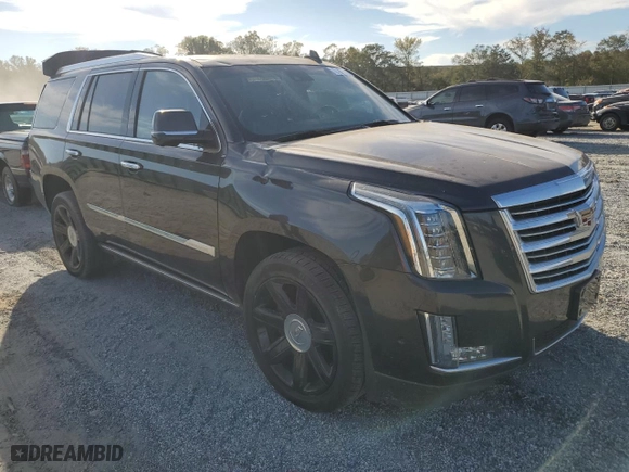 2017 Cadillac Escalade Platinum with VIN 1GYS4DKJ1HR354671, listed as a Copart auction lot 77090654 with 108,495 mi miles and Salvage Title. Bid and sale history available at carsss.com. Image 4.