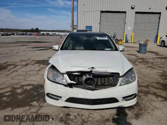 2011 Mercedes-Benz C 350 Sport with VIN WDDGF5GB9BF635029, listed as a Copart auction lot 42098025 with 263,508 mi miles and Salvage title. Bid and sale history available at DreamBid. Image 5.