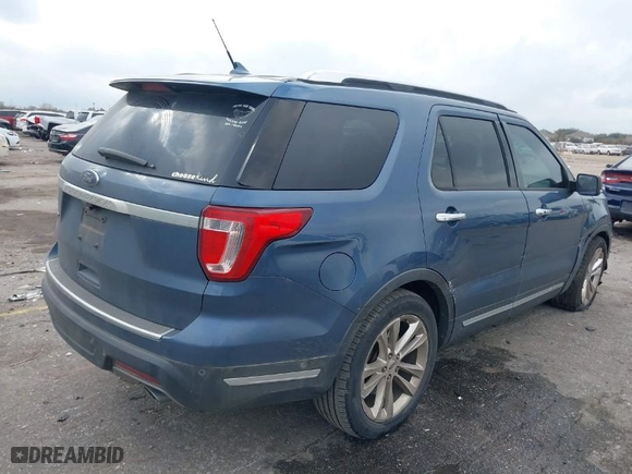 2018 Ford Explorer Limited with VIN 1FM5K7F8XJGB64639, listed as a IAAI auction lot 41190311 with 101,797 mi miles. Bid and sale history available at carsss.com. Image 4.