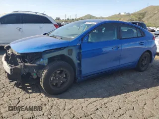 2018 Hyundai Ioniq Blue with VIN KMHC65LCXJU090035, listed as a Copart auction lot 52071845 with 92,631 mi miles and Salvage Title. Bid and sale history available at DreamBid. Image 1.