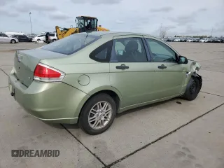 2008 Ford Focus SE with VIN 1FAHP35N58W201279, listed as a Copart auction lot 49823095 with 154,236 mi miles and Salvage Title. Bid and sale history available at carsss.com. Image 3.