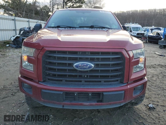 2016 Ford F-150 XL with VIN 1FTEW1CP2GKD09566, listed as a Copart auction lot 49182475 with 117,130 mi miles and Salvage Title. Bid and sale history available at DreamBid. Image 5.