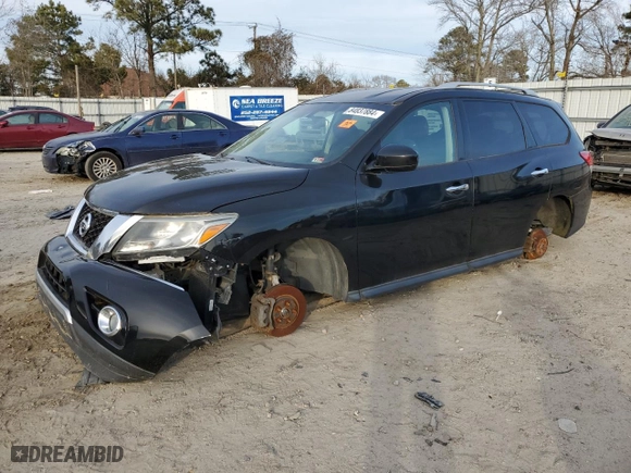 2015 Nissan Pathfinder SL with VIN 5N1AR2MM4FC683441, listed as a Copart auction lot 84837884 with 0 mi miles and Clean Title. Bid and sale history available at carsss.com. Image 1.