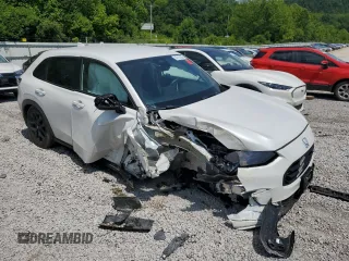 2024 Honda HR-V Sport with VIN 3CZRZ2H53RM708515, listed as a Copart auction lot 62723285 with 8,986 mi miles and Salvage title. Bid and sale history available at DreamBid. Image 4.
