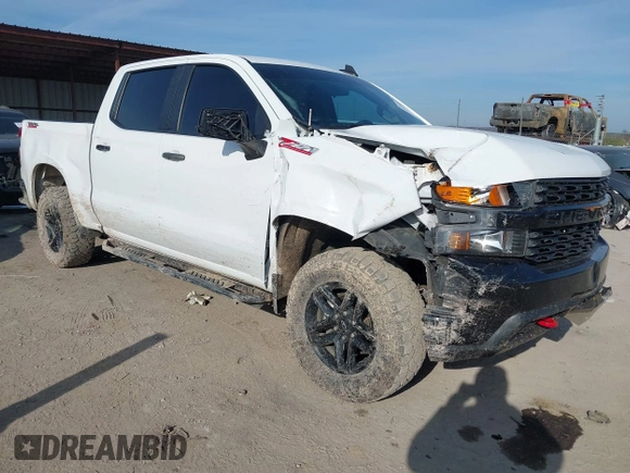 2021 Chevrolet Silverado 1500 Custom Trail Boss with VIN 1GCPYCEF6MZ240242, listed as a IAAI auction lot 41218492 with Not Provided miles and . Bid and sale history available at DreamBid. Image 1.