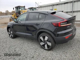 2023 Volvo C40 Ultimate with VIN YV4ED3GM6P2066021, listed as a Copart auction lot 75448183 with Not Provided miles. Bid and sale history available at carsss.com. Image 2.