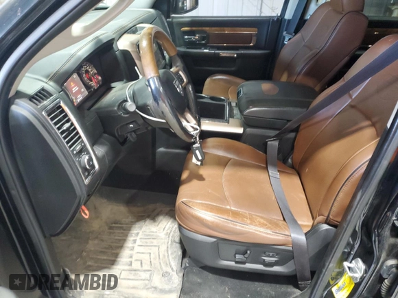 2015 Ram 1500 Laramie Limited with VIN 1C6RR7WM7FS504887, listed as a Copart auction lot 64129555 with 118,599 mi miles and Clean title. Bid and sale history available at DreamBid. Image 7.