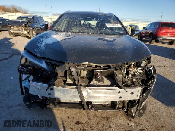 2025 Lexus UX with VIN JTHUCJDH8S2000784, listed as a Copart auction lot 86958384 with 0 mi miles and Salvage Title. Bid and sale history available at carsss.com. Image 5.