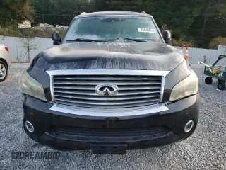 2013 Infiniti QX56 8-passenger with VIN JN8AZ2ND7D9730267, listed as a Copart auction lot 76042814 with 166,620 mi miles and Clean Title. Bid and sale history available at carsss.com. Image 5.