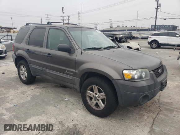 2006 Ford Escape Hybrid with VIN 1FMYU96H26KD04870, listed as a Copart auction lot 76270264 with 199,842 mi miles and Salvage Title. Bid and sale history available at carsss.com. Image 4.