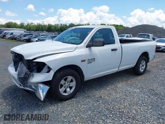 2019 Ram 1500 Tradesman z VIN 3C6JR6DT4KG561518, wystawiony jako IAAI lot #42726625 z przebiegiem 161 859 mil mil oraz . Historia ofert i sprzedaży dostępna na DreamBid. Obrazek 17.