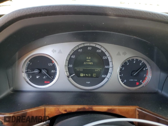 2010 Mercedes-Benz GLK 350 with VIN WDCGG8HB9AF417740, listed as a Copart auction lot 52451695 with 221,985 mi miles and Salvage Title. Bid and sale history available at carsss.com. Image 9.