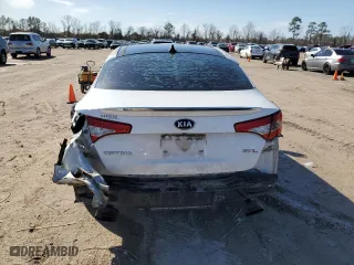 2013 Kia Optima SX w/Limited Pkg with VIN 5XXGR4A63DG159176, listed as a Copart auction lot 46839775 with 163,483 mi miles and Salvage Title. Bid and sale history available at carsss.com. Image 6.