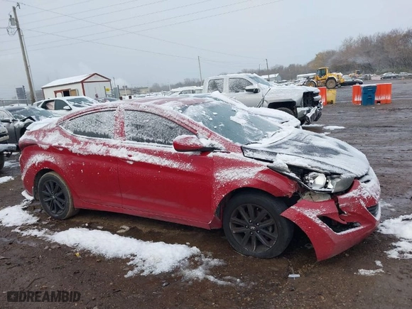2016 Hyundai Elantra SE with VIN KMHDH4AE1GU491365, listed as a IAAI auction lot 40909071 with 86,000 mi miles. Bid and sale history available at carsss.com. Image 13.