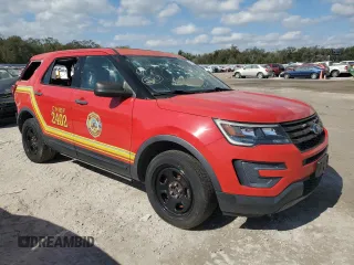 2018 Ford Police Interceptor Utility с VIN 1FM5K8AR7JGB60571, выставлен на аукционе Copart как лот 44614705 с пробегом Не указан миль и На запчасти • Non repairable. История ставок и продаж доступна на DreamBid. Изображение 4.