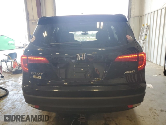 2017 Honda Pilot EX-L with VIN 5FNYF6H57HB091429, listed as a Copart auction lot 54147735 with 151,201 mi miles and Non Repairable. Bid and sale history available at DreamBid. Image 6.