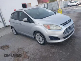 2014 Ford C-Max SE with VIN 1FADP5AU7EL505833, listed as a IAAI auction lot 42216432 with 159,328 mi miles. Bid and sale history available at carsss.com. Image 1.