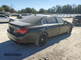 2015 BMW 7 Series 740Li xDrive with VIN WBAYF4C50FD874041, listed as a Copart auction lot 81666074 with 156,802 mi miles and Salvage Title. Bid and sale history available at carsss.com. Image 3.