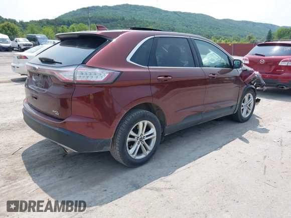2016 Ford Edge SEL z VIN 2FMPK4J82GBB00481, wystawiony jako IAAI lot #42414912 z przebiegiem 159 671 mil mil oraz . Historia ofert i sprzedaży dostępna na DreamBid. Obrazek 4.