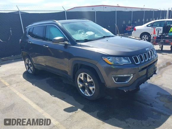 2018 Jeep Compass Limited with VIN 3C4NJDCB4JT436345, listed as a IAAI auction lot 41799163 with 71,778 mi miles and . Bid and sale history available at DreamBid. Image 1.