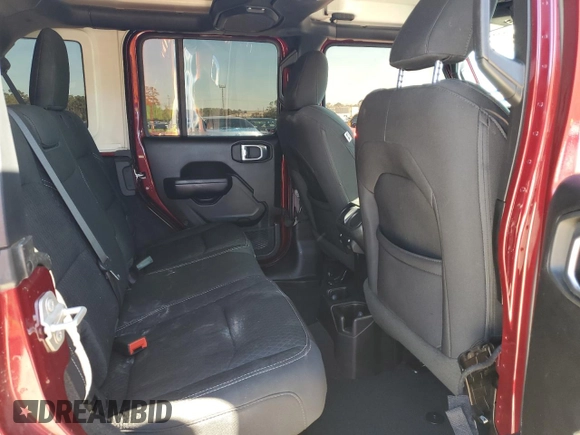 2021 Jeep Wrangler Unlimited Sport S с VIN 1C4HJXDNXMW680247, выставлен на аукционе Copart как лот 87862955 с пробегом 77 061 миль миль и Чистый • Clean title. История ставок и продаж доступна на DreamBid. Изображение 11.