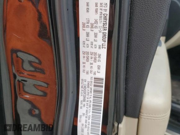 2015 Dodge Durango Limited with VIN 1C4RDHDG9FC694986, listed as a Copart auction lot 47779525 with 192,598 mi miles and Salvage Title. Bid and sale history available at carsss.com. Image 13.
