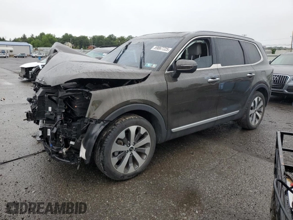 2020 Kia Telluride S with VIN 5XYP64HC4LG094983, listed as a Copart auction lot 59867725 with 15,190 mi miles and Salvage title. Bid and sale history available at DreamBid. Image 1.