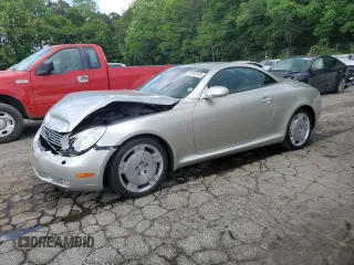 2004 Lexus SC 430 z VIN JTHFN48Y240049296, wystawiony jako Copart lot #55648765 z przebiegiem 146 788 mil mil oraz Szkoda całkowita • Salvage title. Historia ofert i sprzedaży dostępna na DreamBid. Obrazek 1.