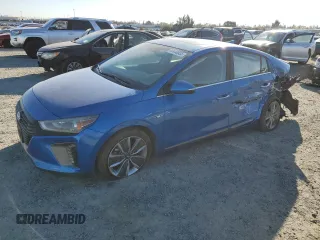 2017 Hyundai Ioniq Limited with VIN KMHC85LC7HU018827, listed as a Copart auction lot 42440655 with 125,104 mi miles and Salvage Title. Bid and sale history available at DreamBid. Image 1.