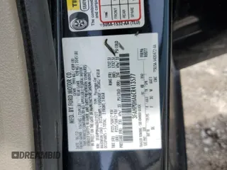 2012 Ford Fusion SE with VIN 3FAHP0HA6CR413577, listed as a Copart auction lot 63110305 with 110,915 mi miles and Salvage title. Bid and sale history available at DreamBid. Image 12.