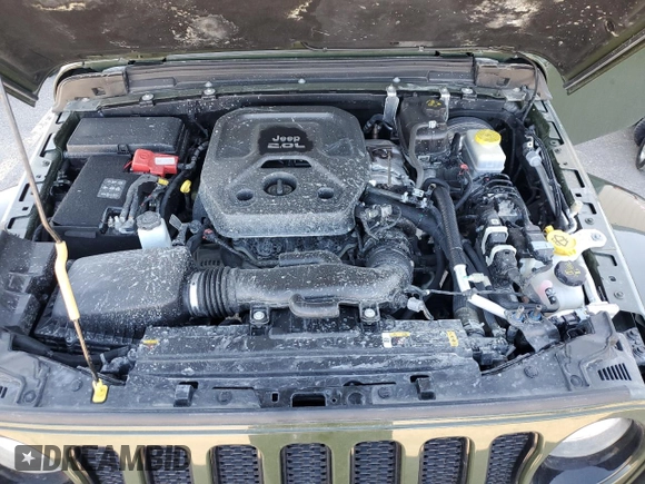 2021 Jeep Wrangler Unlimited Sahara Altitude z VIN 1C4HJXEN8MW736426, wystawiony jako Copart lot #50145245 z przebiegiem 30 938 mil mil oraz Szkoda całkowita • Salvage title. Historia ofert i sprzedaży dostępna na DreamBid. Obrazek 12.