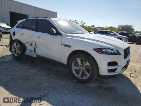 2018 Jaguar F-Pace 30t Premium with VIN SADCJ2GX3JA328201, listed as a Copart auction lot 50598965 with 115,435 mi miles and Salvage Title. Bid and sale history available at DreamBid. Image 4.