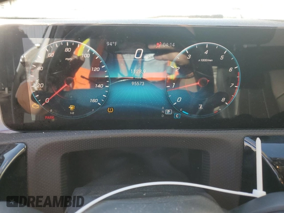 2021 Mercedes-Benz A 220 with VIN W1K3G4EBXMJ320555, listed as a Copart auction lot 46282715 with 95,573 mi miles and Clean Title. Bid and sale history available at DreamBid. Image 9.